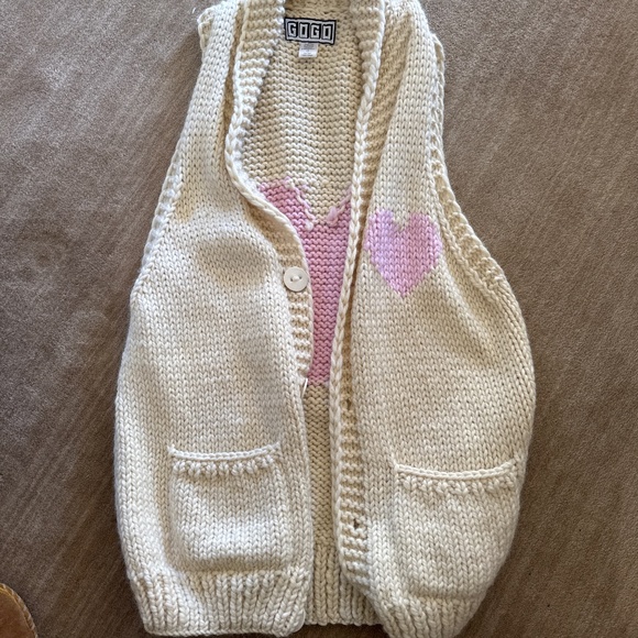 Gogo hand knit vest - Picture 1 of 5